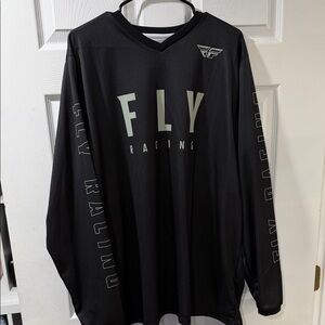 Fly Racing Black Long Sleeve Jersey